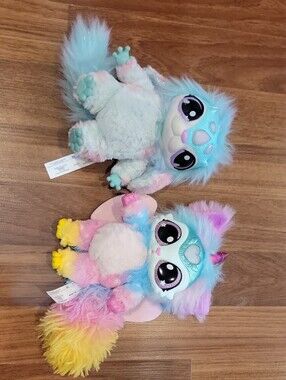 Two Magic Mixies Plush Toy - Pastel Pink & Mint